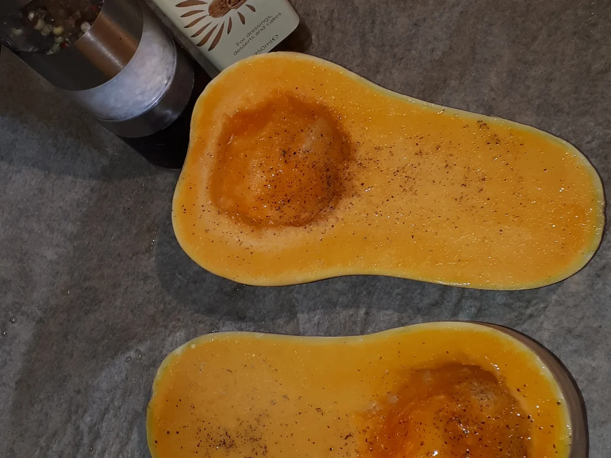 BiNe` S KÜRBIS MIT ZIEGENKÄSE, ROTKRAUT & ORANGE - Rezept - Bild Nr. 4551