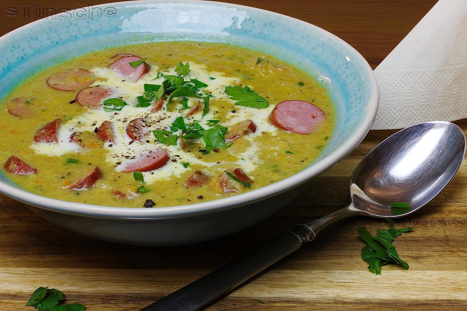 Kartoffelsuppe mit Debreziner - Rezept mit Bild - kochbar.de