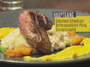 Gebratene Entenbrust mit Thymian-Honig-Lack, Butternusskürbis & Steinpilzrisotto - Rezept - Bild Nr. 4574