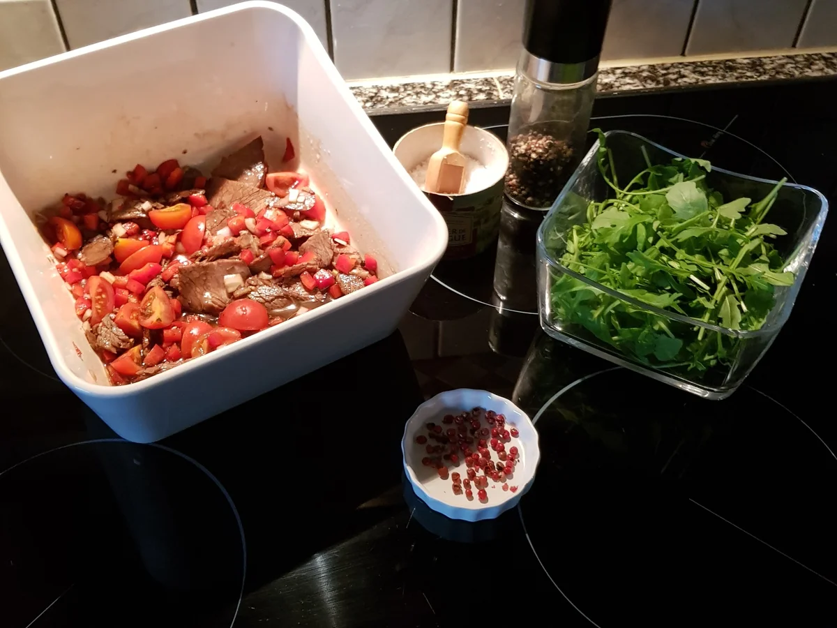 Rezept: Tafelspitzsalat mal ganz modern. Bild Nr. 4595 Tafelspitzsalat mal ganz modern. - Rezept - Bild Nr. 4595