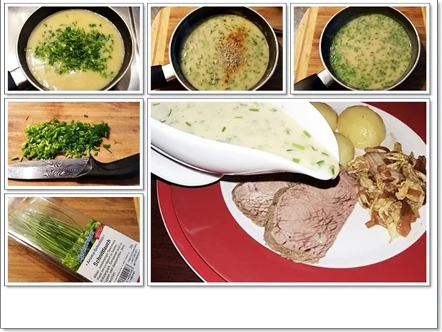 Pochierter Tafelspitz mit Schnittlauchsauce und Kartoffeln - Rezept - Bild Nr. 4588