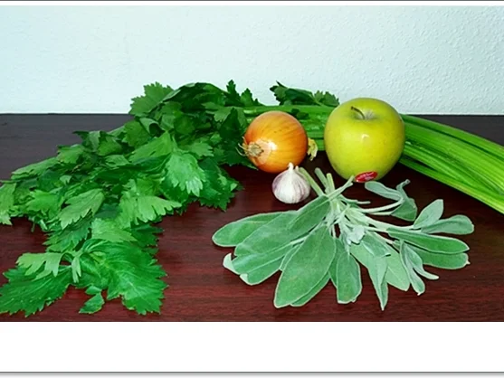 Cremige Staudensellerie-Salbei-Suppe - Rezept - Bild Nr. 4580