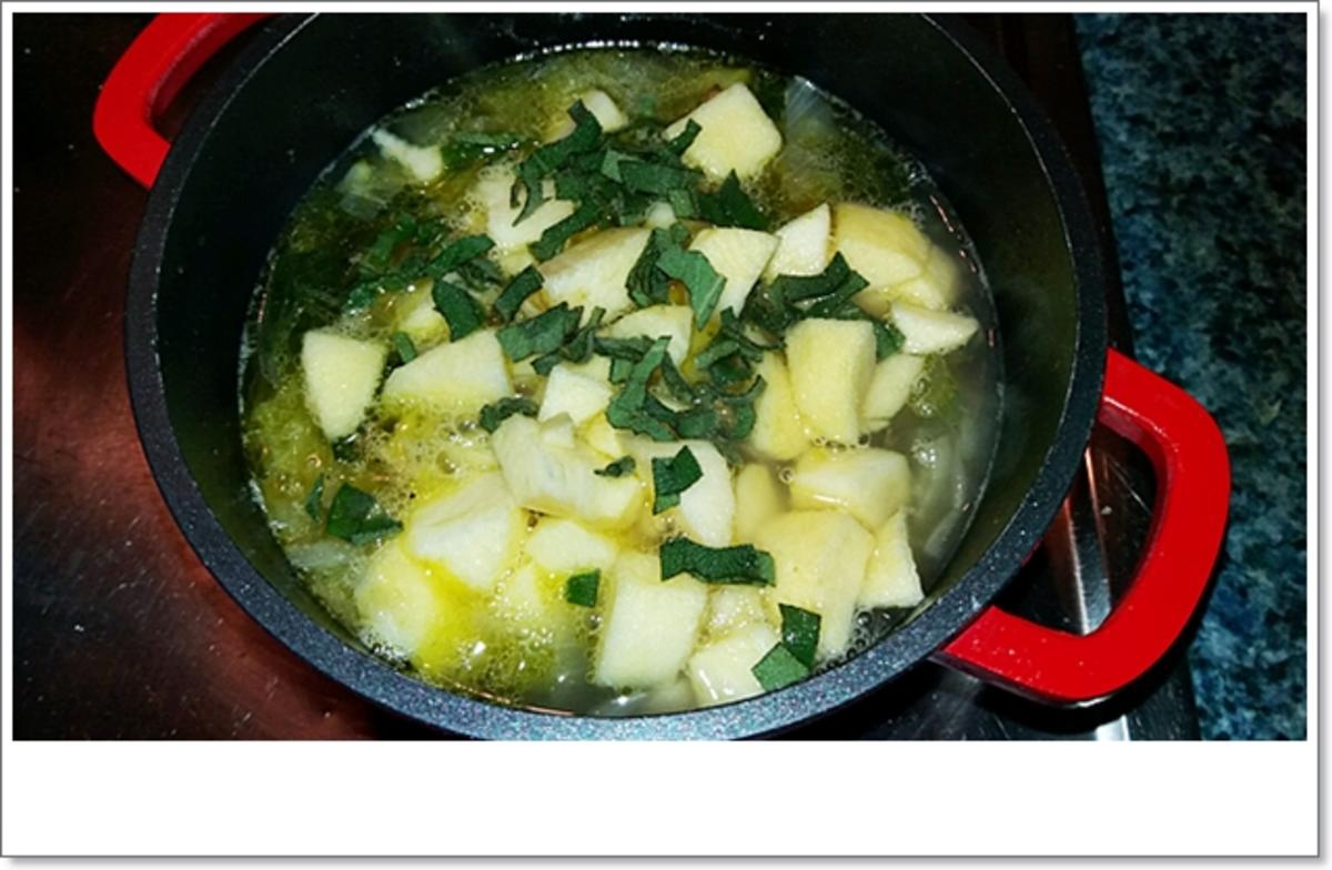 Cremige Staudensellerie-Salbei-Suppe - Rezept - Bild Nr. 4591