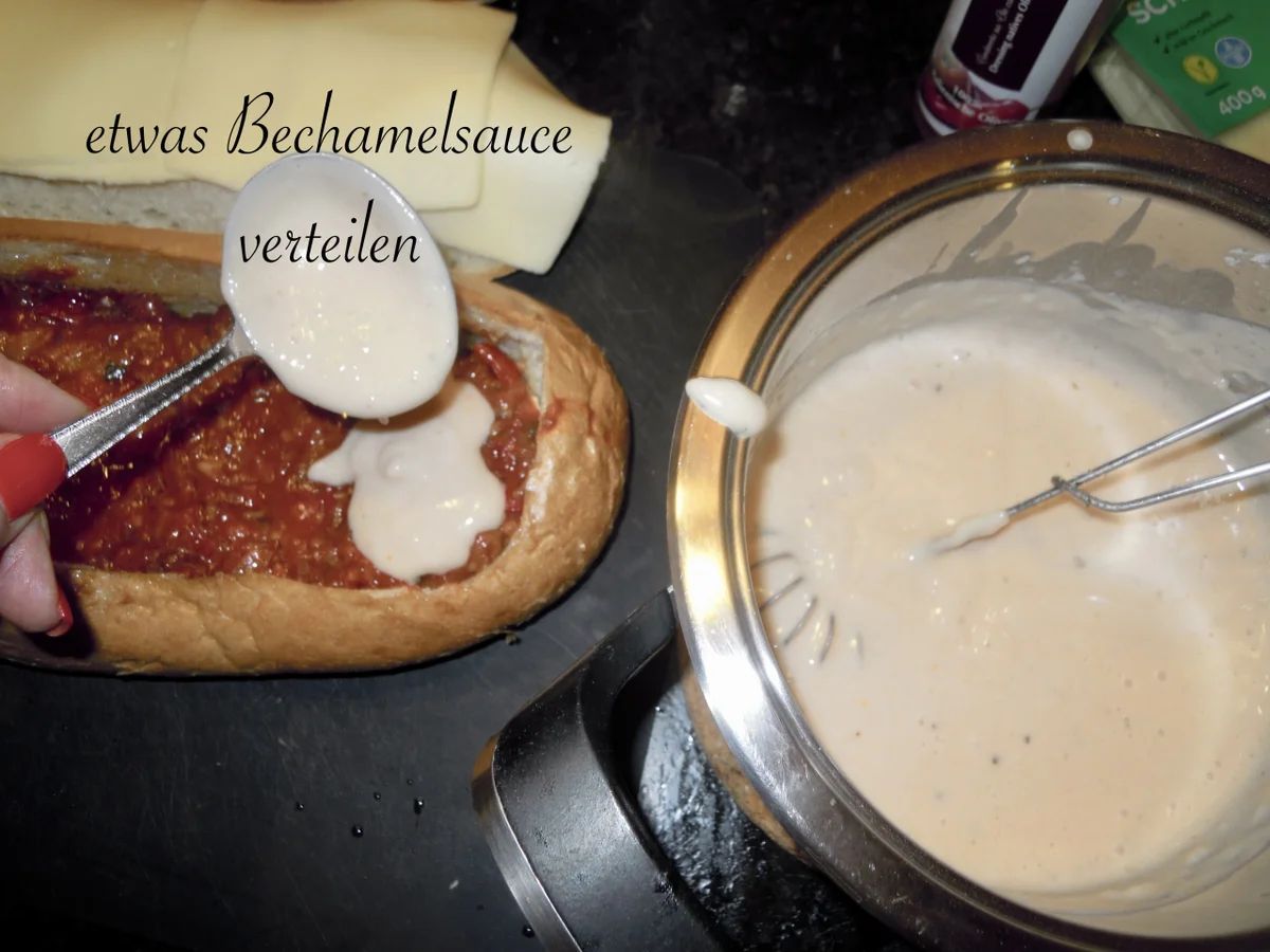 Lasagne im knusprigen Brot - Rezept - Bild Nr. 4598