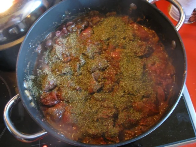 Rezept: Hühnerleber mit Champignons Bild Nr. 4603 Hühnerleber mit Champignons - Rezept - Bild Nr. 4603