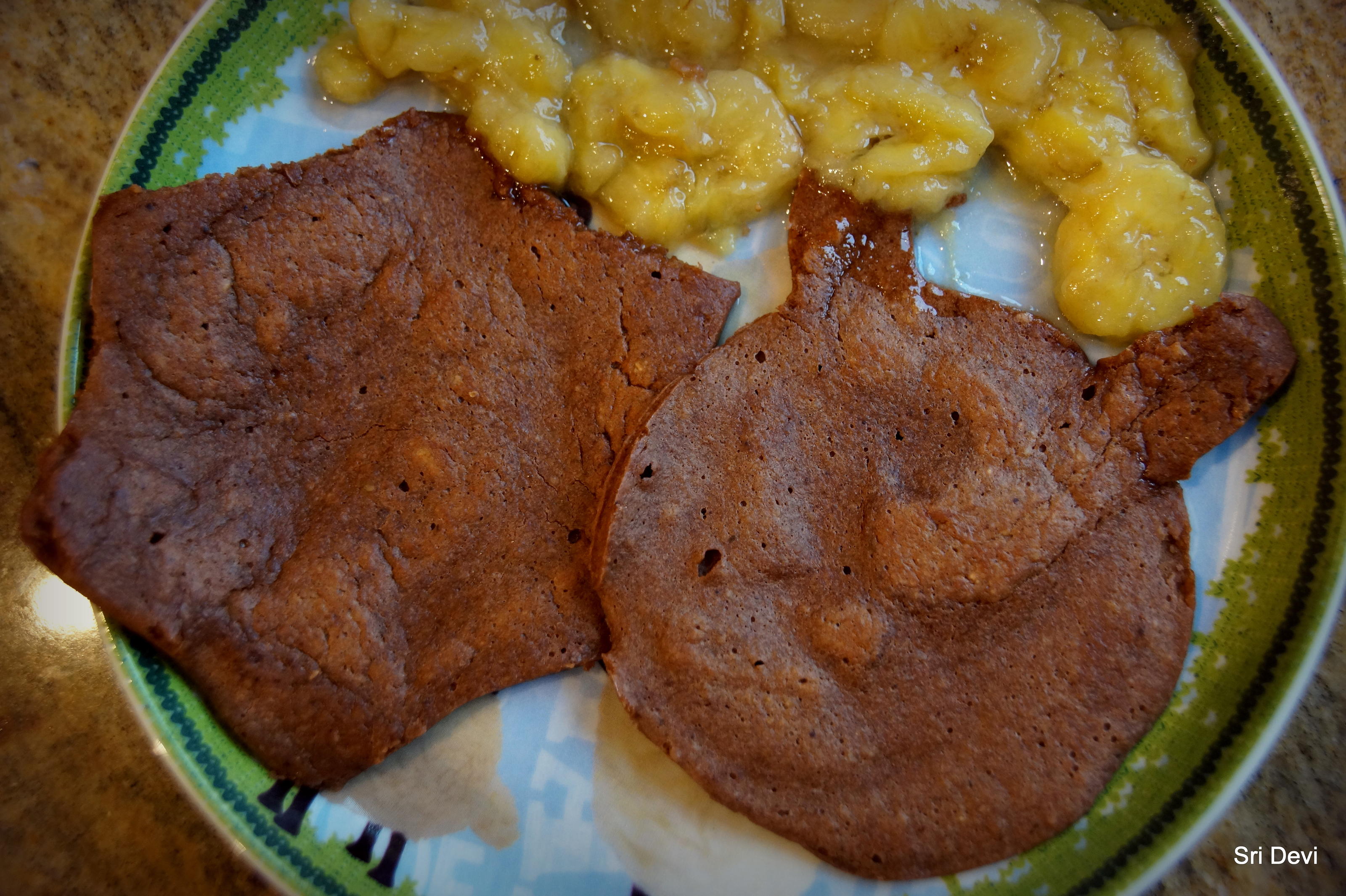 Frühstück: Schoko-Haferflocken-Pfannkuchen - Rezept Durch Sri_Devi