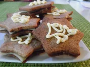 Mokka-Sterne mit Marzipanfüllung - Rezept - Bild Nr. 4628