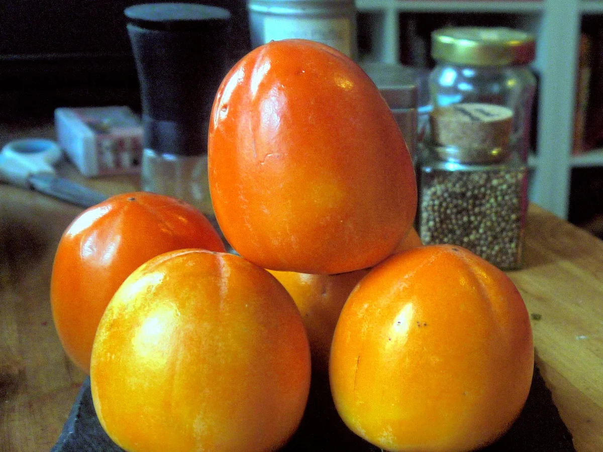 Kaki-Granatapfel-Konfitüre mit Tonkabohne - Rezept - Bild Nr. 4