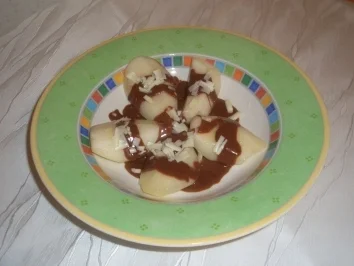 Birnen mit Schokoladensauce - Rezept