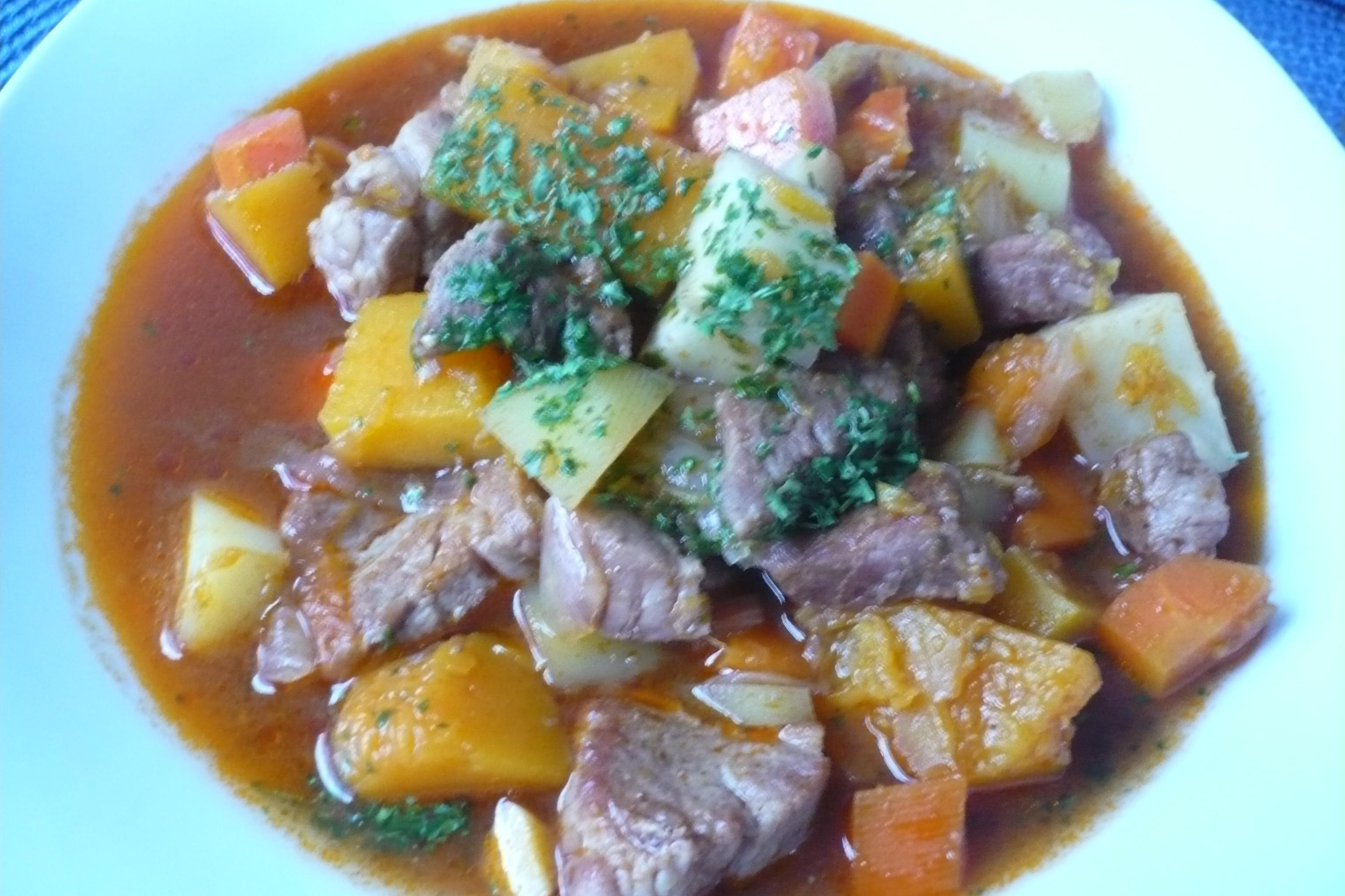 Bilder für Kürbisgemüse - Gulasch - Rezept