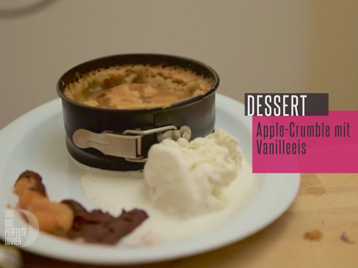 Rezept: Apple Crumble mit Eis Bild Nr. 4625 Apple Crumble mit Eis - Rezept - Bild Nr. 4625