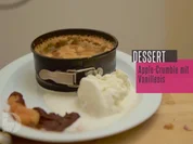 Apple Crumble mit Eis - Rezept - Bild Nr. 4625