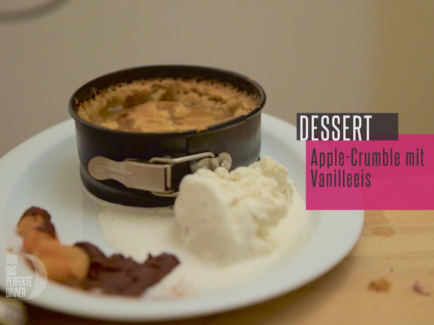 Bilder für Apple Crumble mit Eis - Rezept