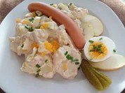 Rezept: Klassischer Kartoffelsalat mit Wรผrstchen Bild Nr. 4625 Klassischer Kartoffelsalat mit Wรผrstchen - Rezept - Bild Nr. 4625