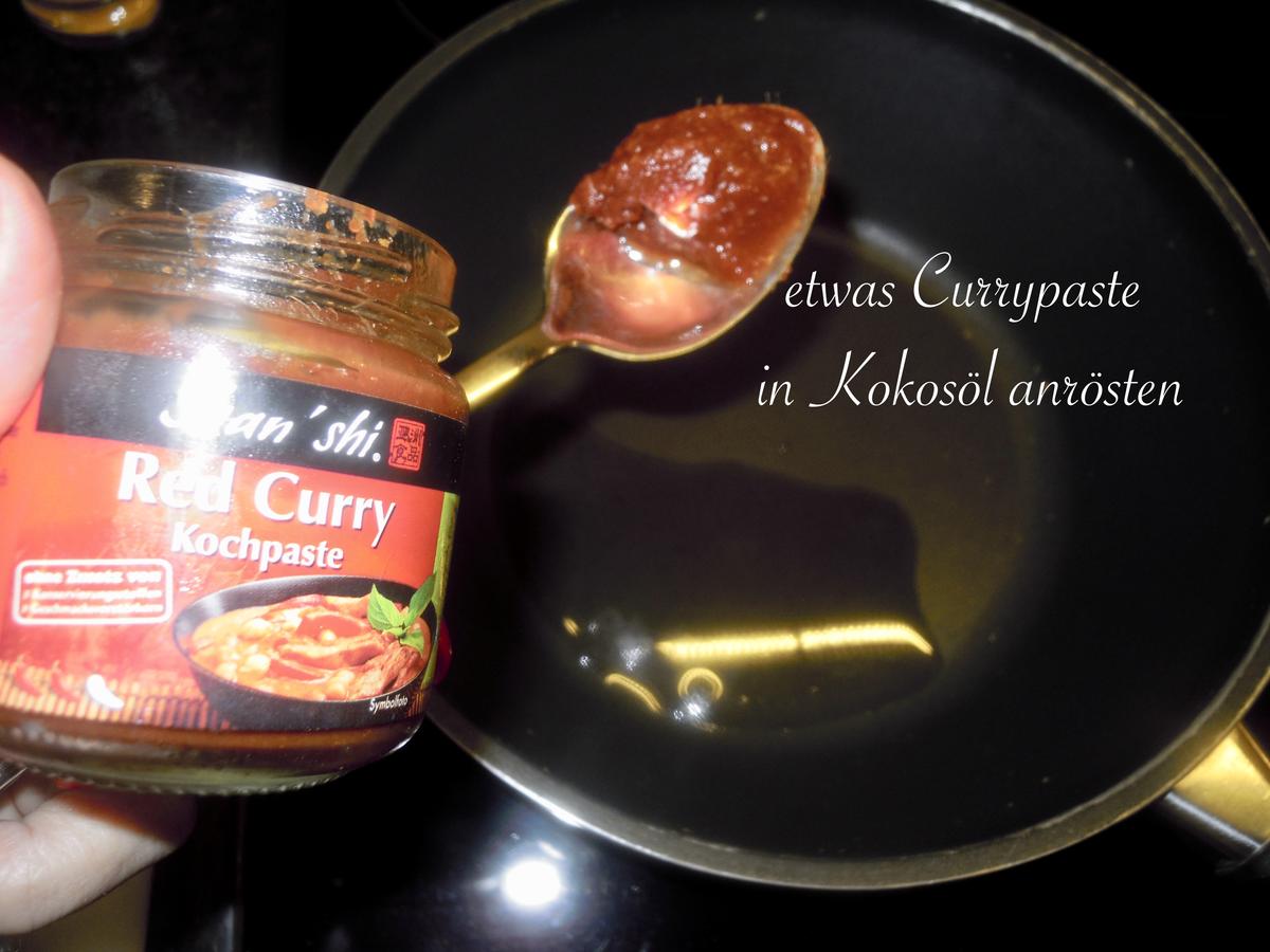 Kalbgeschnetzeltes in Curry Kokos Erdnuss Sauce - Rezept - Bild Nr. 4636