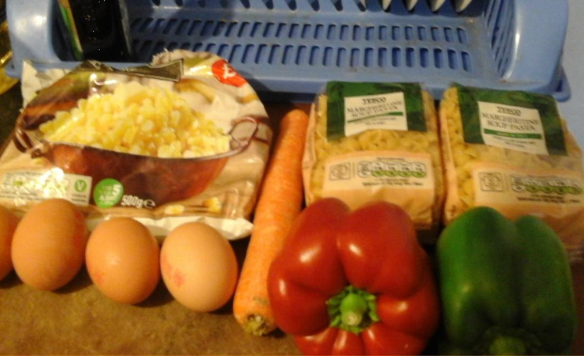 Nudel-Eier-Salat mit Gemüse - Rezept - Bild Nr. 3