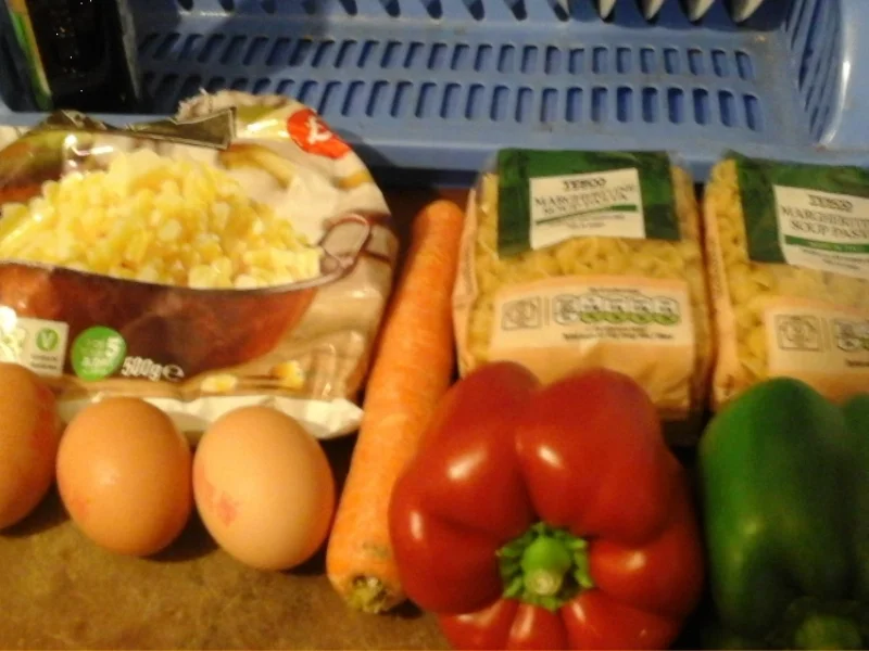 Nudel-Eier-Salat mit Gemüse - Rezept - Bild Nr. 3