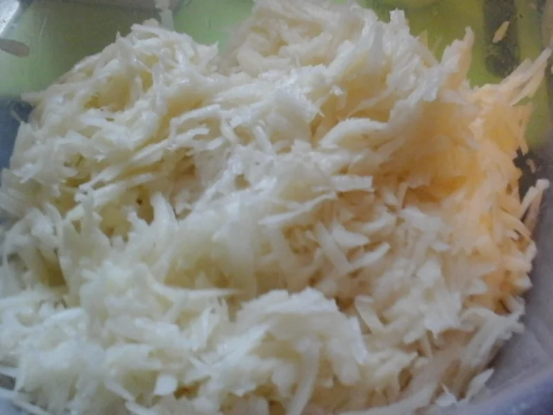 Rezept: Reibekuchen mit Apfelstücken Bild Nr. 4648 Reibekuchen mit Apfelstücken - Rezept - Bild Nr. 4648