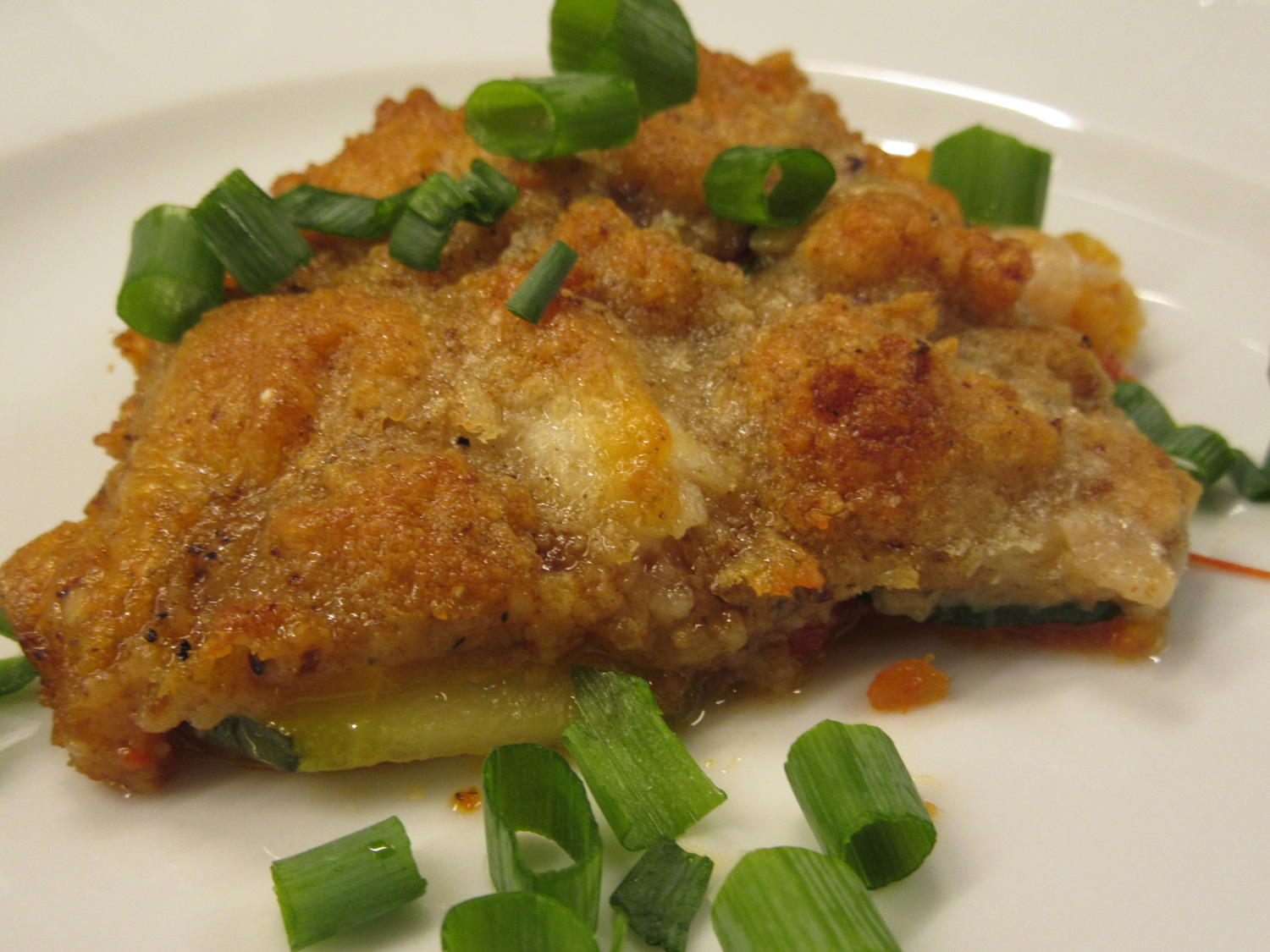 Pikantes Backen: Blätterteig-Quiche mit Parmesanstreuseln - Rezept ...