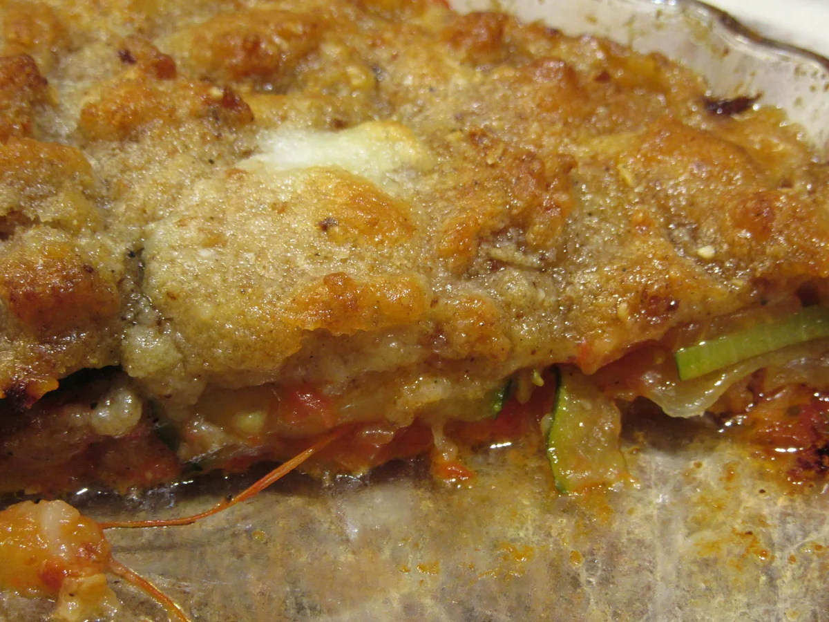 Rezept: Pikantes Backen: Blätterteig-Quiche mit Parmesanstreuseln Bild Nr. 4656 Pikantes Backen: Blätterteig-Quiche mit Parmesanstreuseln - Rezept - Bild Nr. 4656