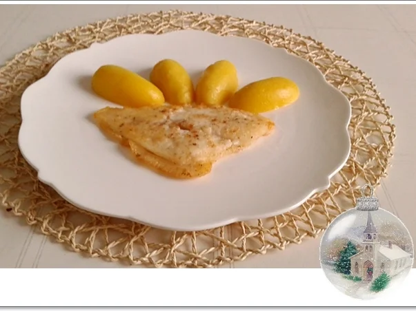 Rezept: Gebratene Scholle nach Finkenwerder Art mit Salzkartoffeln Bild Nr. 4657 Gebratene Scholle nach Finkenwerder Art mit Salzkartoffeln - Rezept - Bild Nr. 4657