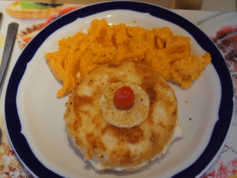 Rezept: Sellerie-Cordon-bleu mit Süßkartoffelstampf Bild Nr. 4660 Sellerie-Cordon-bleu mit Süßkartoffelstampf - Rezept - Bild Nr. 4660