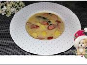 Kartoffelsuppe mit Würstchen & mit Crème fraîche verfeinert - Rezept - Bild Nr. 4645