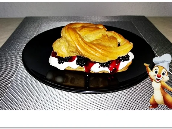 Windbeutel - Eclairs mit Brombeeren - Rezept - Bild Nr. 4664