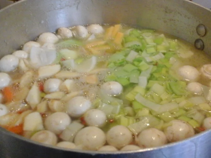 Hühnersuppe mit Gemüseeinlage - Rezept - Bild Nr. 4654