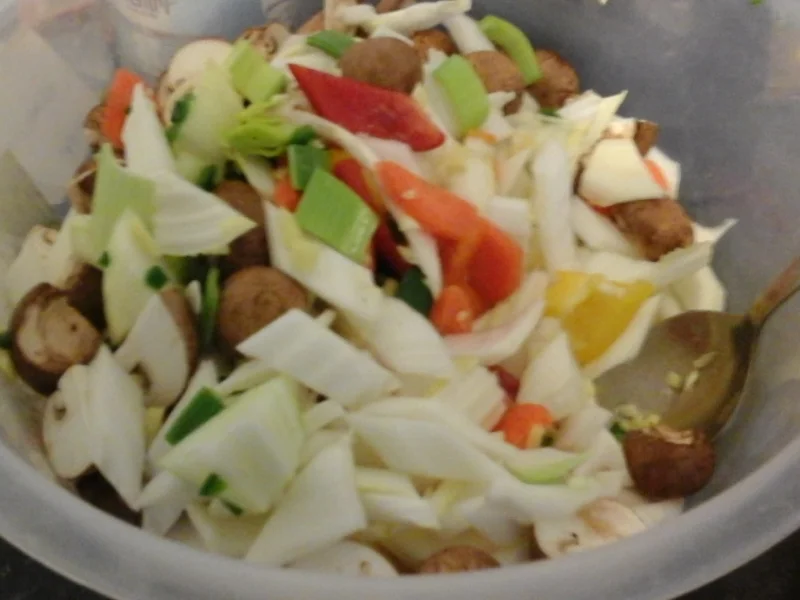 Rezept: Hähnchenbrustfiletcurry mit Gemüse im Wok Bild Nr. 4652 Hähnchenbrustfiletcurry mit Gemüse im Wok - Rezept - Bild Nr. 4652