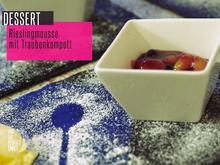 Rieslingmousse mit Traubenkompott - Rezept - Bild Nr. 2