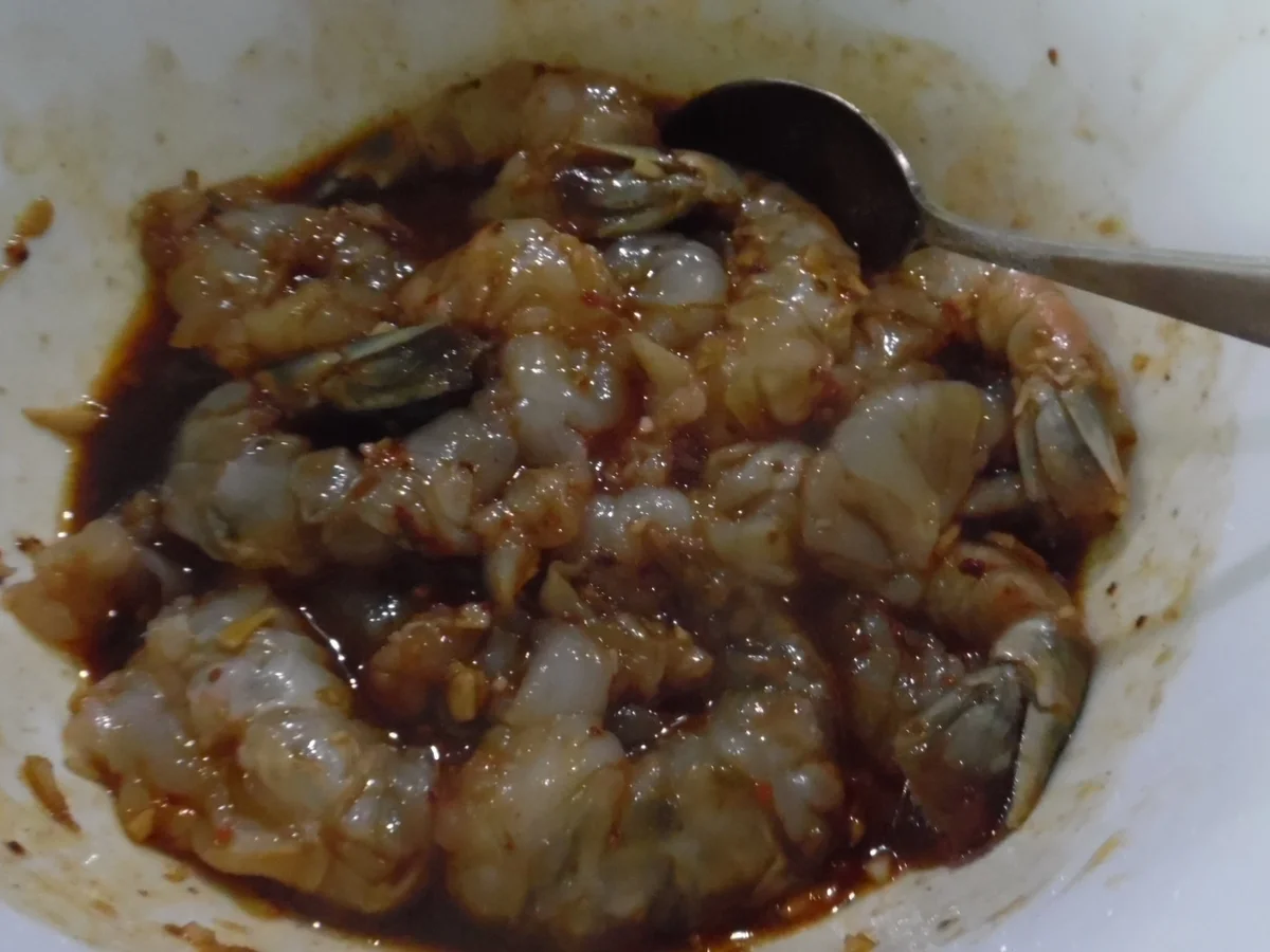 Rezept: Scharfe Garnelen auf warmem Glasnudel-Salat Bild Nr. 4733 Scharfe Garnelen auf warmem Glasnudel-Salat - Rezept - Bild Nr. 4733