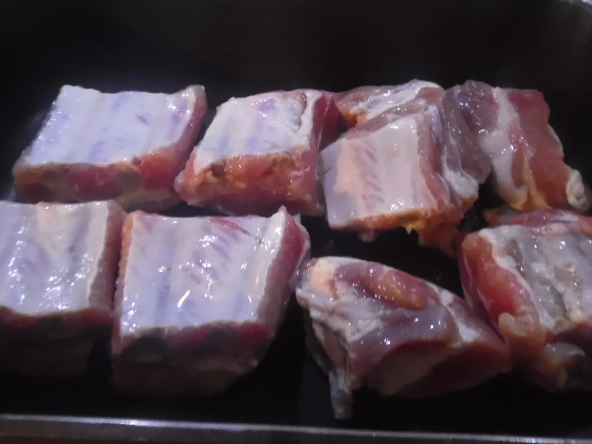 Rezept: Gepökelte, würzige Schweine-Rippe aus dem Ofen Bild Nr. 4714 Gepökelte, würzige Schweine-Rippe aus dem Ofen - Rezept - Bild Nr. 4714