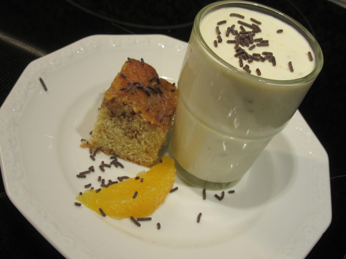 Dessert: Orangenquark mit Zimtschnitte - Rezept - Bild Nr. 4710