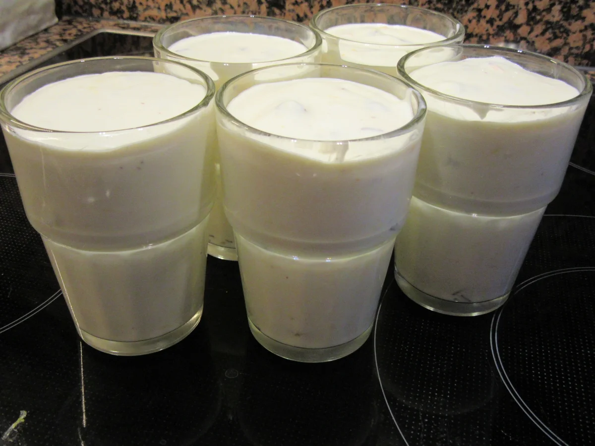 Rezept: Dessert: Orangenquark mit Zimtschnitte Bild Nr. 4714 Dessert: Orangenquark mit Zimtschnitte - Rezept - Bild Nr. 4714