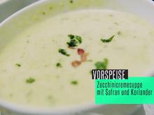 Zucchinicremesuppe mit Safran und Koriander - Rezept - Bild Nr. 2