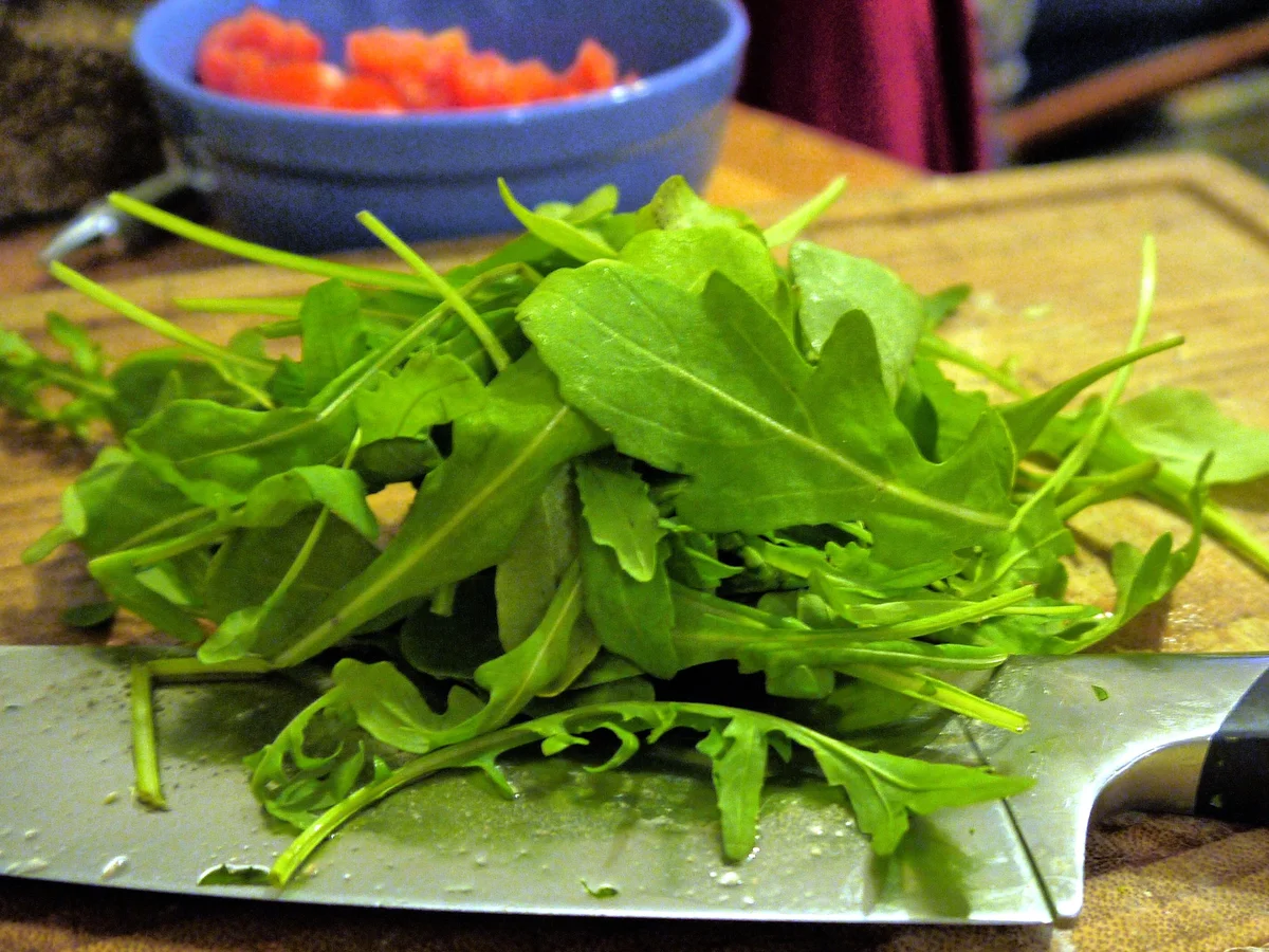Omelett mit Tomaten und Rucola - Rezept - Bild Nr. 3