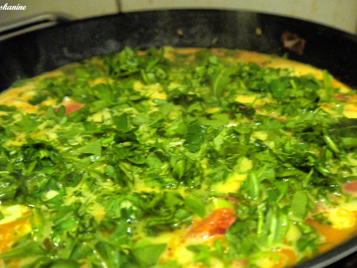 Omelett mit Tomaten und Rucola - Rezept - Bild Nr. 9