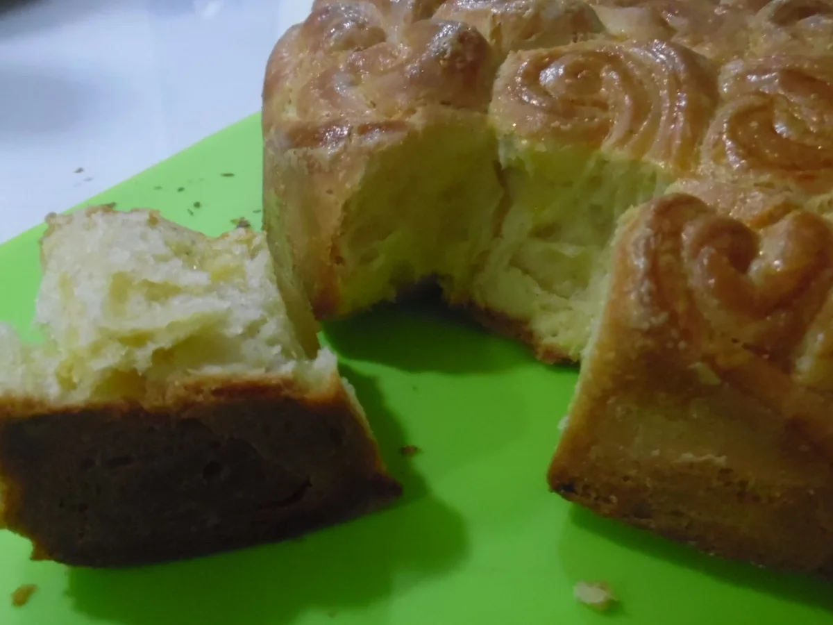 Rezept: Brioche bouclettes ...Brioche in "Rosen-Form" Bild Nr. 4709 Brioche bouclettes ...Brioche in "Rosen-Form" - Rezept - Bild Nr. 4709