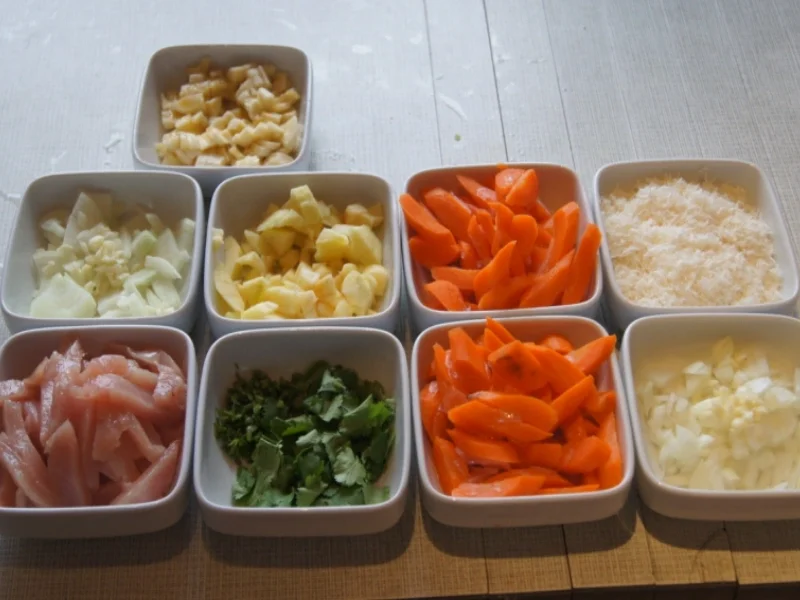 Hähnchenbrustfilet-Curry mit Möhrenpüree - Rezept - Bild Nr. 4711