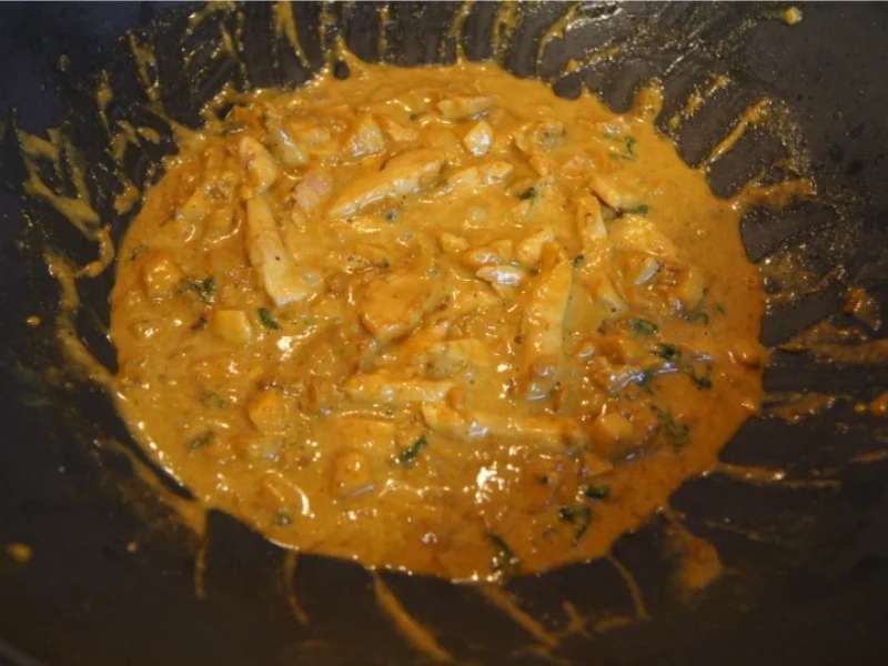 Hähnchenbrustfilet-Curry mit Möhrenpüree - Rezept - Bild Nr. 4723