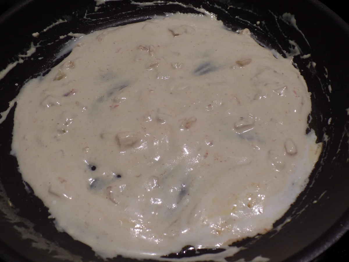 Rezept: Filetspitzen mit Kokos-Curry Sauce , Maispuffer und Spinat Bild Nr. 4727 Filetspitzen mit Kokos-Curry Sauce , Maispuffer und Spinat - Rezept - Bild Nr. 4727