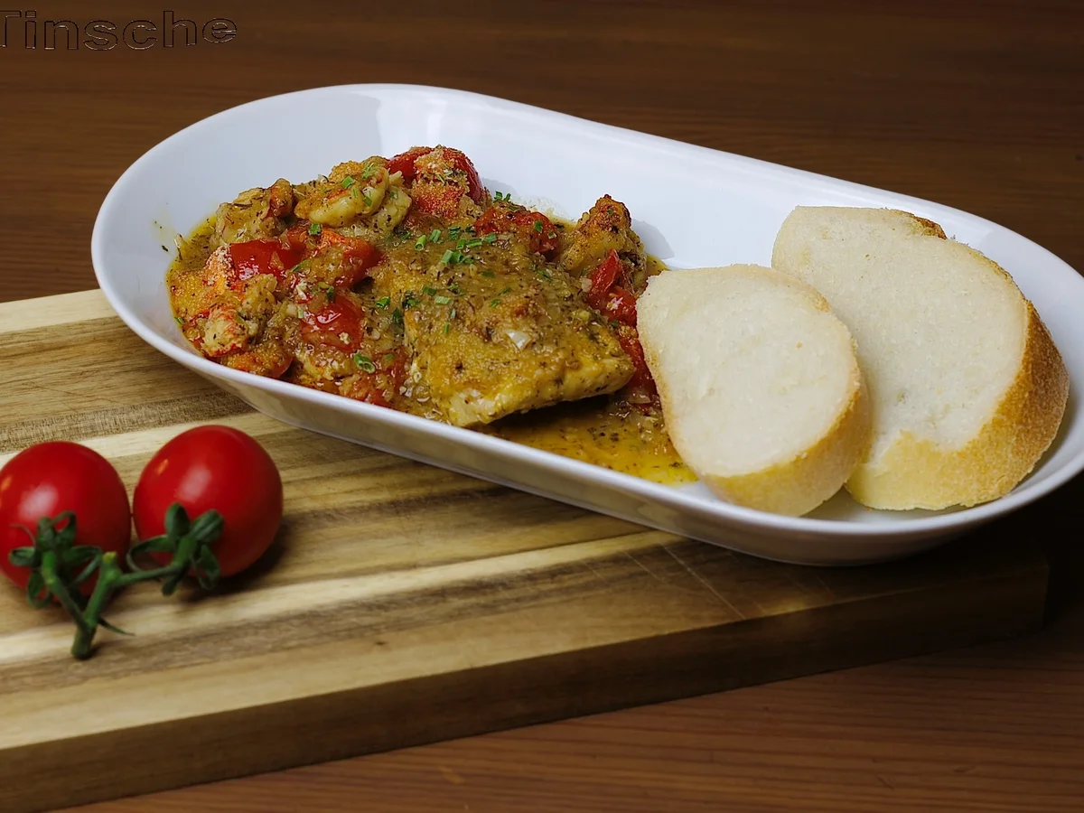 Wildlachs & Garnelen aus dem Ofen - Rezept - Bild Nr. 4711