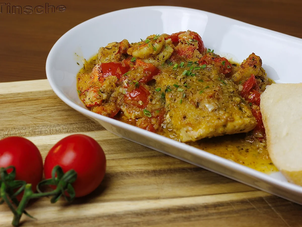 Wildlachs & Garnelen aus dem Ofen - Rezept - Bild Nr. 4712
