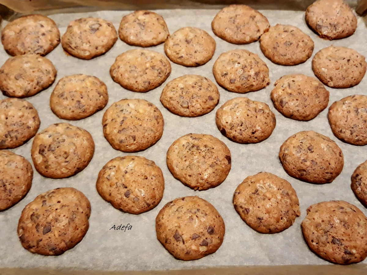 Weihnachtliche Schoko - Mandel - Cookies - Rezept - Bild Nr. 4714