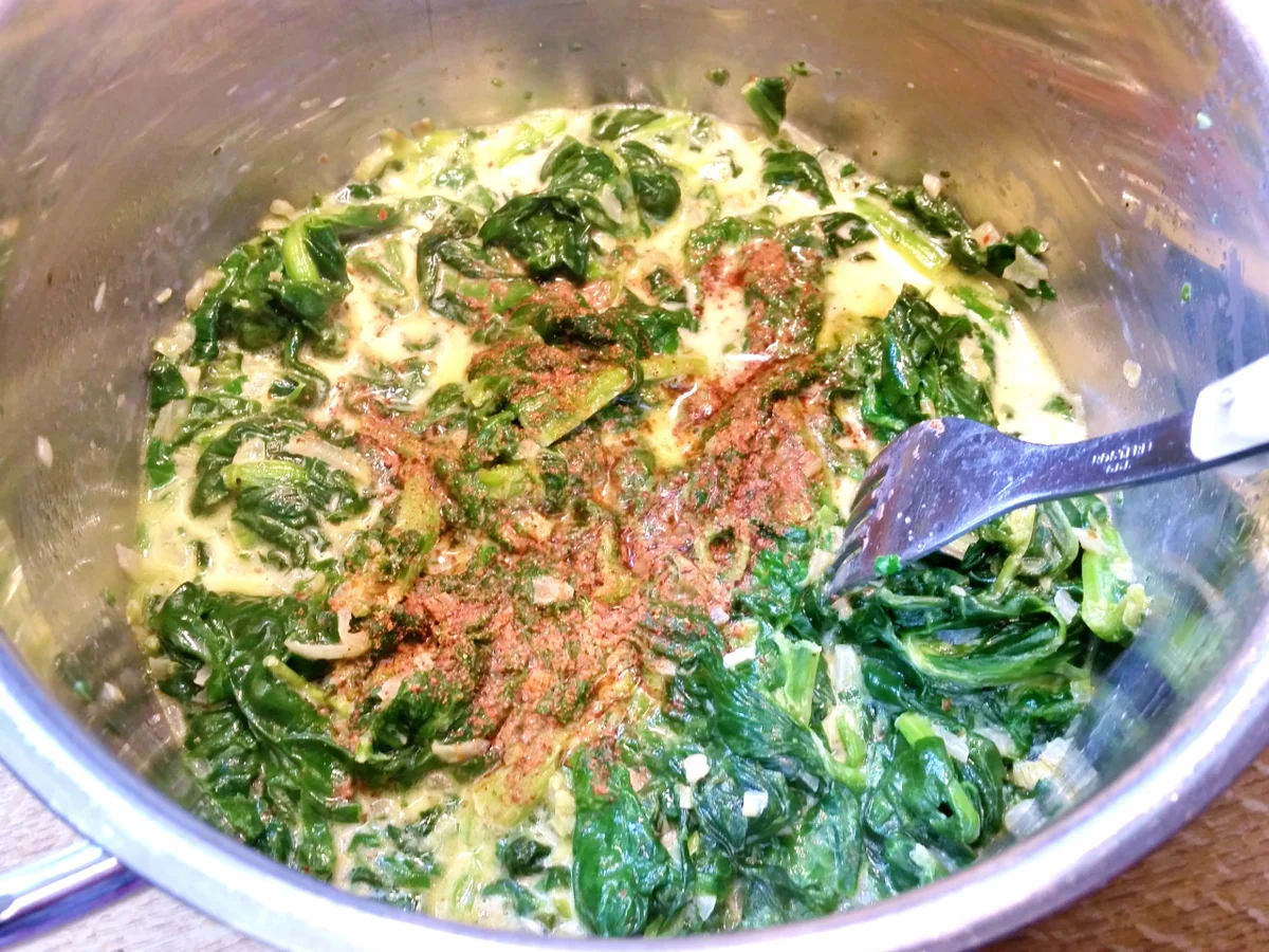 Spinat in Senfrahm - Rezept - Bild Nr. 4712