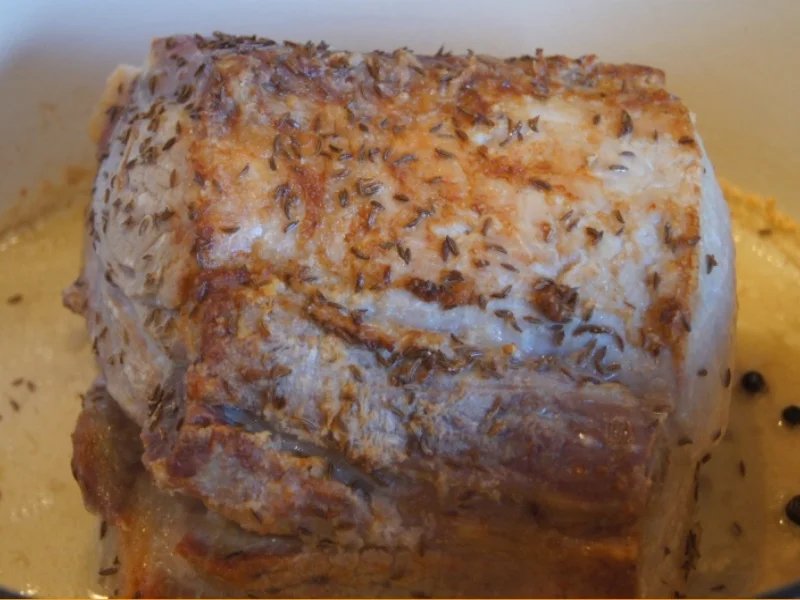 Rezept: Schweinekrustenbraten auf Prager Art mit Sauce Bild Nr. 4726 Schweinekrustenbraten auf Prager Art mit Sauce - Rezept - Bild Nr. 4726