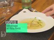 Klare Kohlrabisuppe mit Puttes-Ravioli - Rezept - Bild Nr. 2