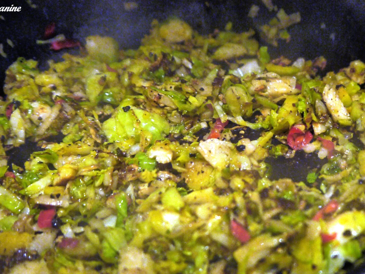 Rezept: Scharfe Rosenkohlpasta Bild Nr. 4725 Scharfe Rosenkohlpasta - Rezept - Bild Nr. 4725