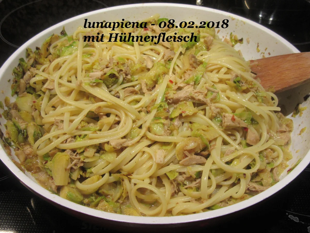 Rezept: Scharfe Rosenkohlpasta Bild Nr. 4730 Scharfe Rosenkohlpasta - Rezept - Bild Nr. 4730